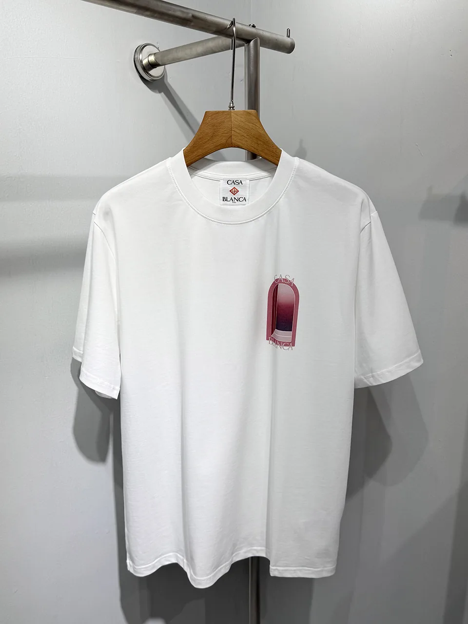 Casablanca Cotton-Feel Printed T-Shirt - Image 2