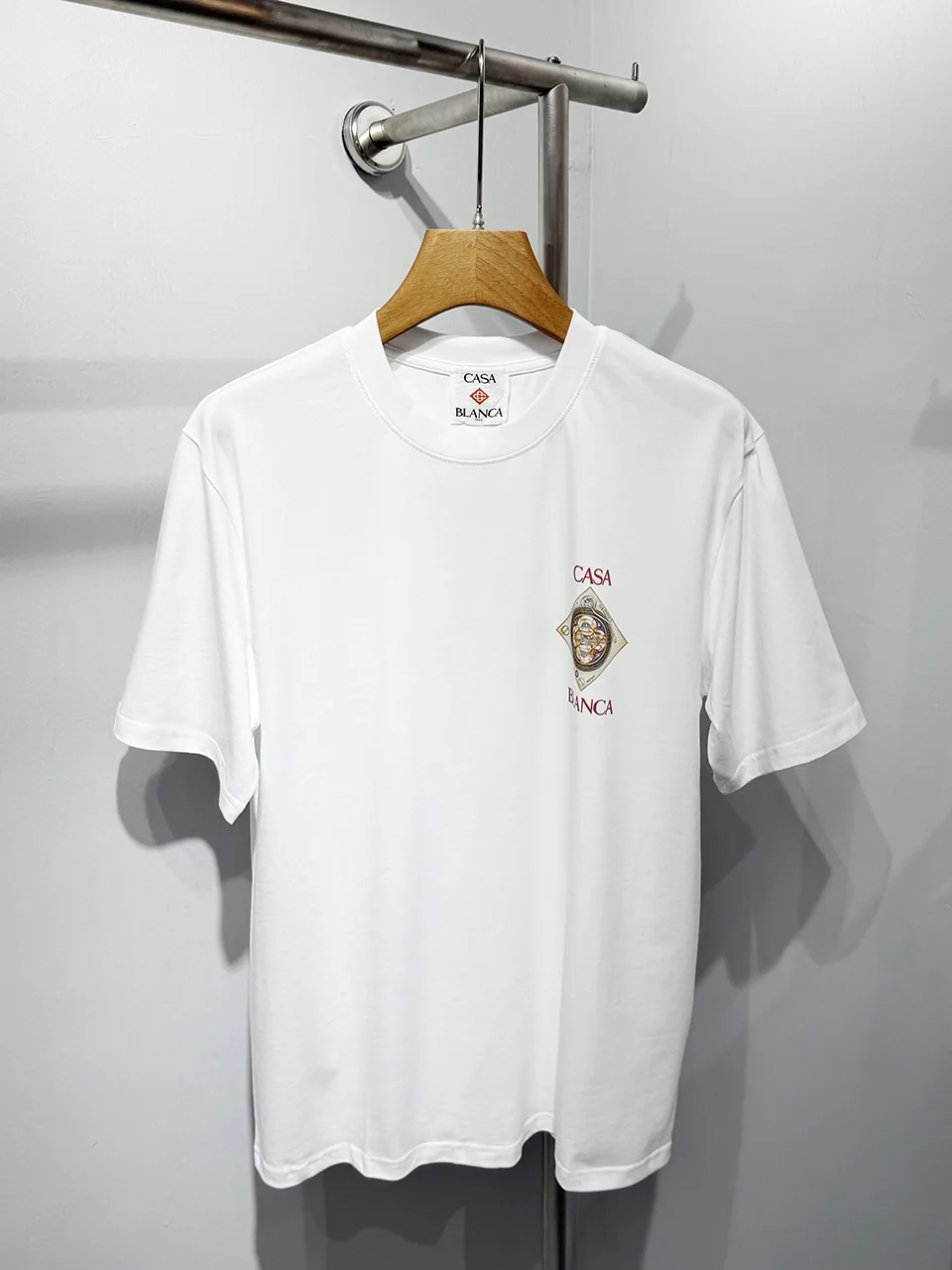 Casablanca Cotton-Feel Printed T-Shirt - Image 2