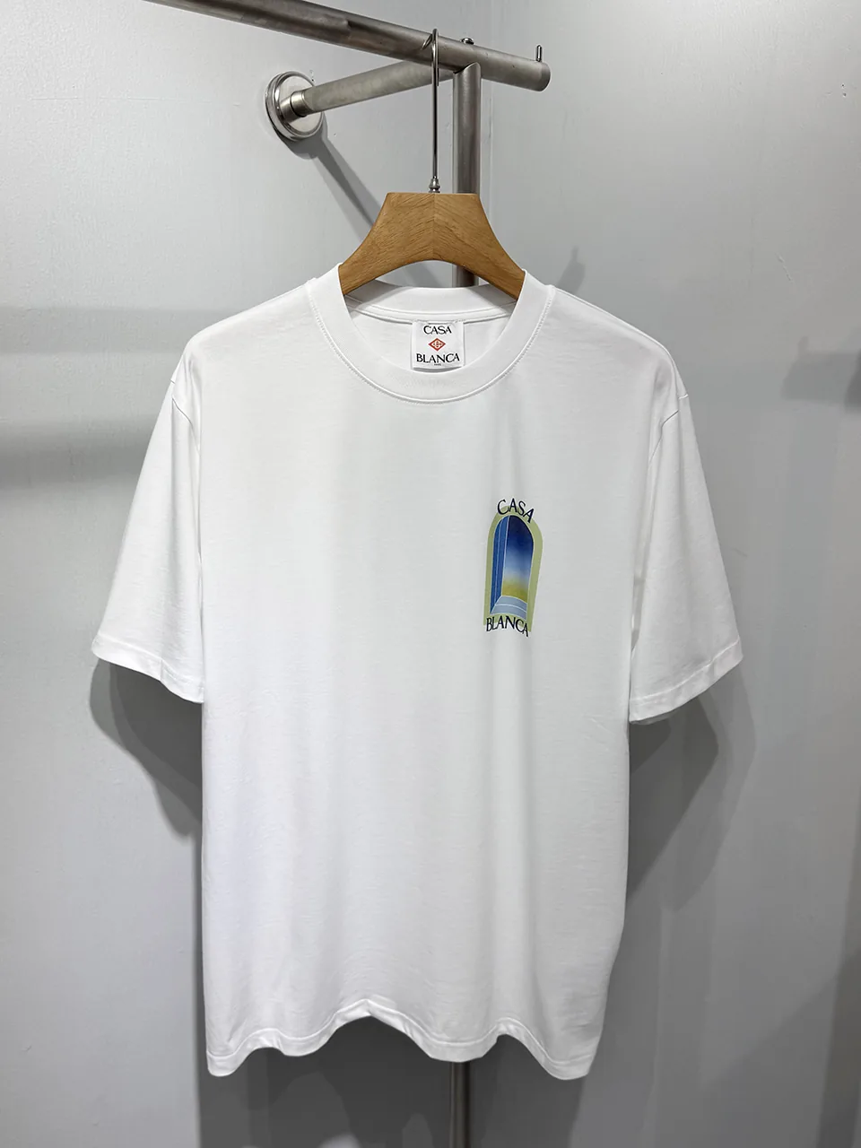 Casablanca Cotton-Feel Printed T-Shirt - Image 2