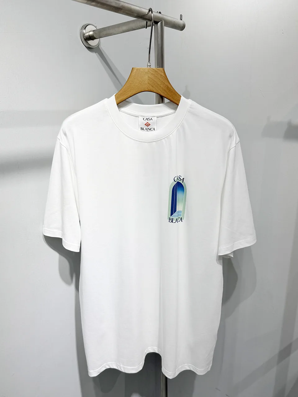 Casablanca Cotton-Feel Printed T-Shirt - Image 2