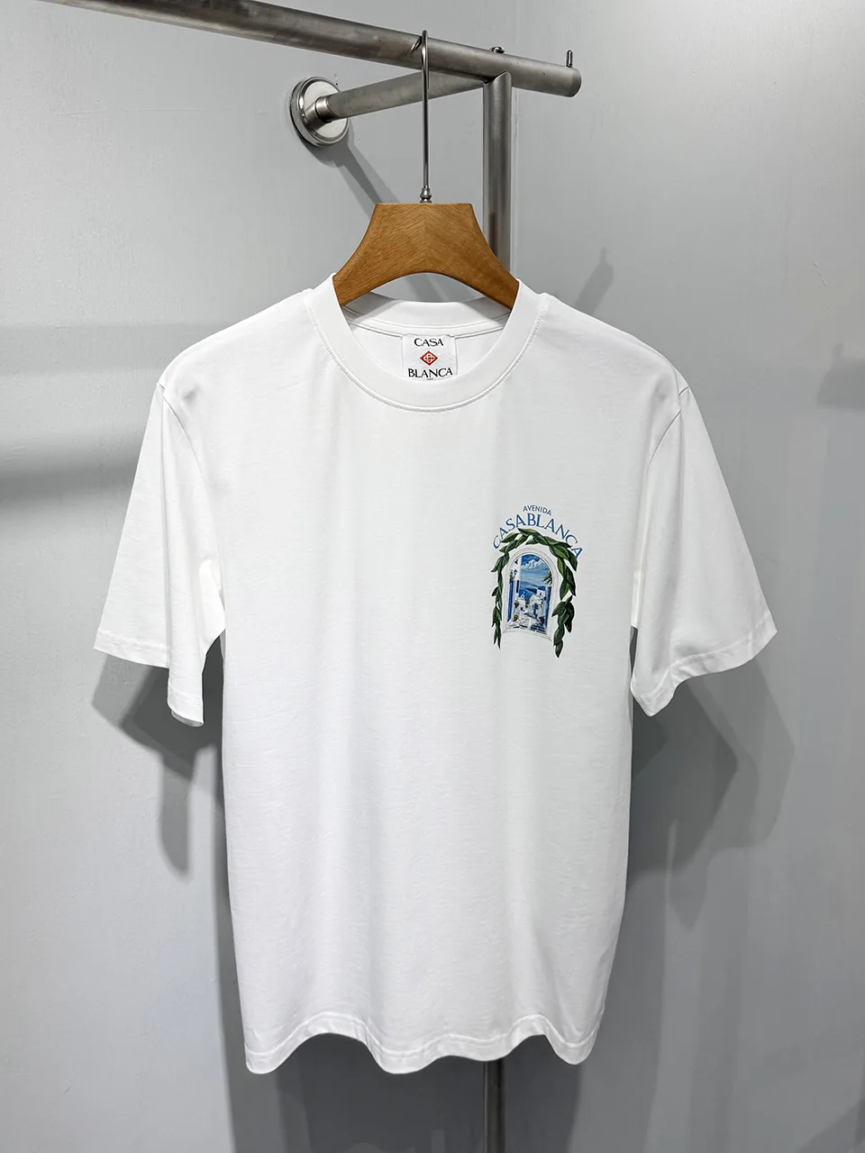 Casablanca Cotton-Feel Printed T-Shirt - Image 2