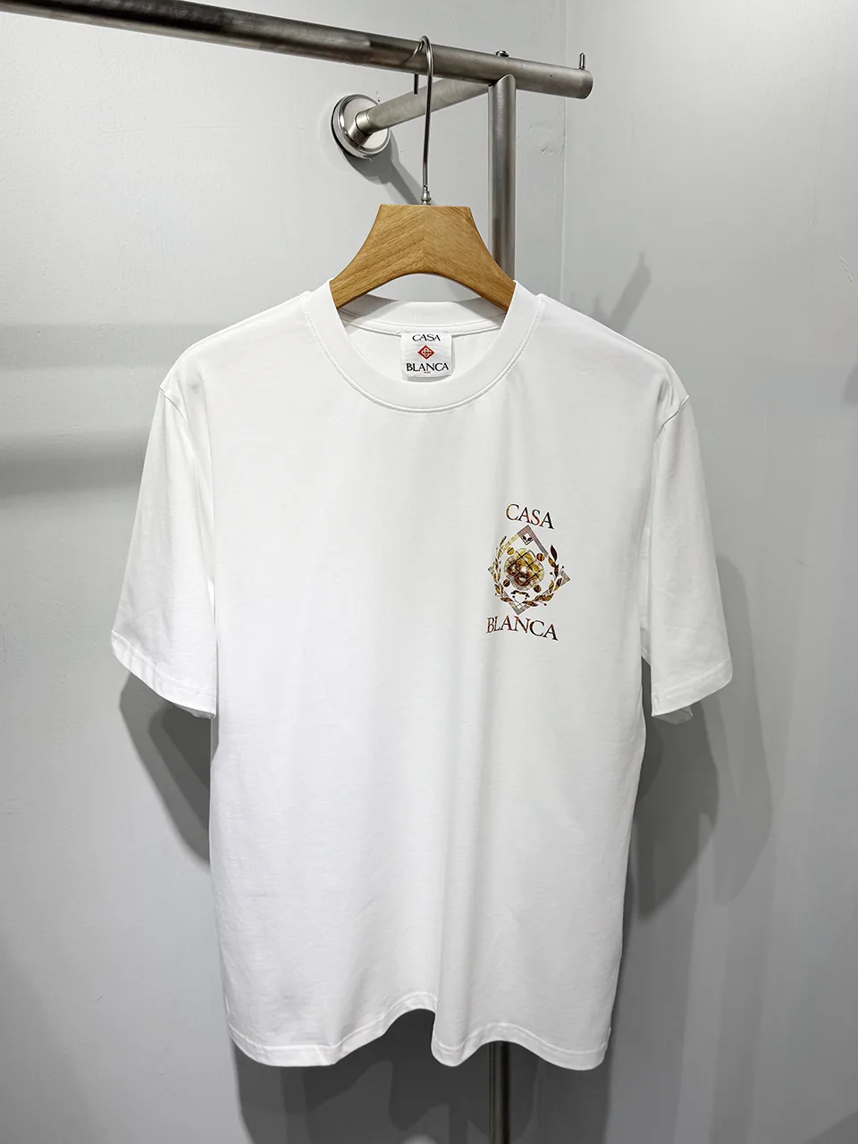 Casablanca Cotton-Feel Printed T-Shirt - Image 2