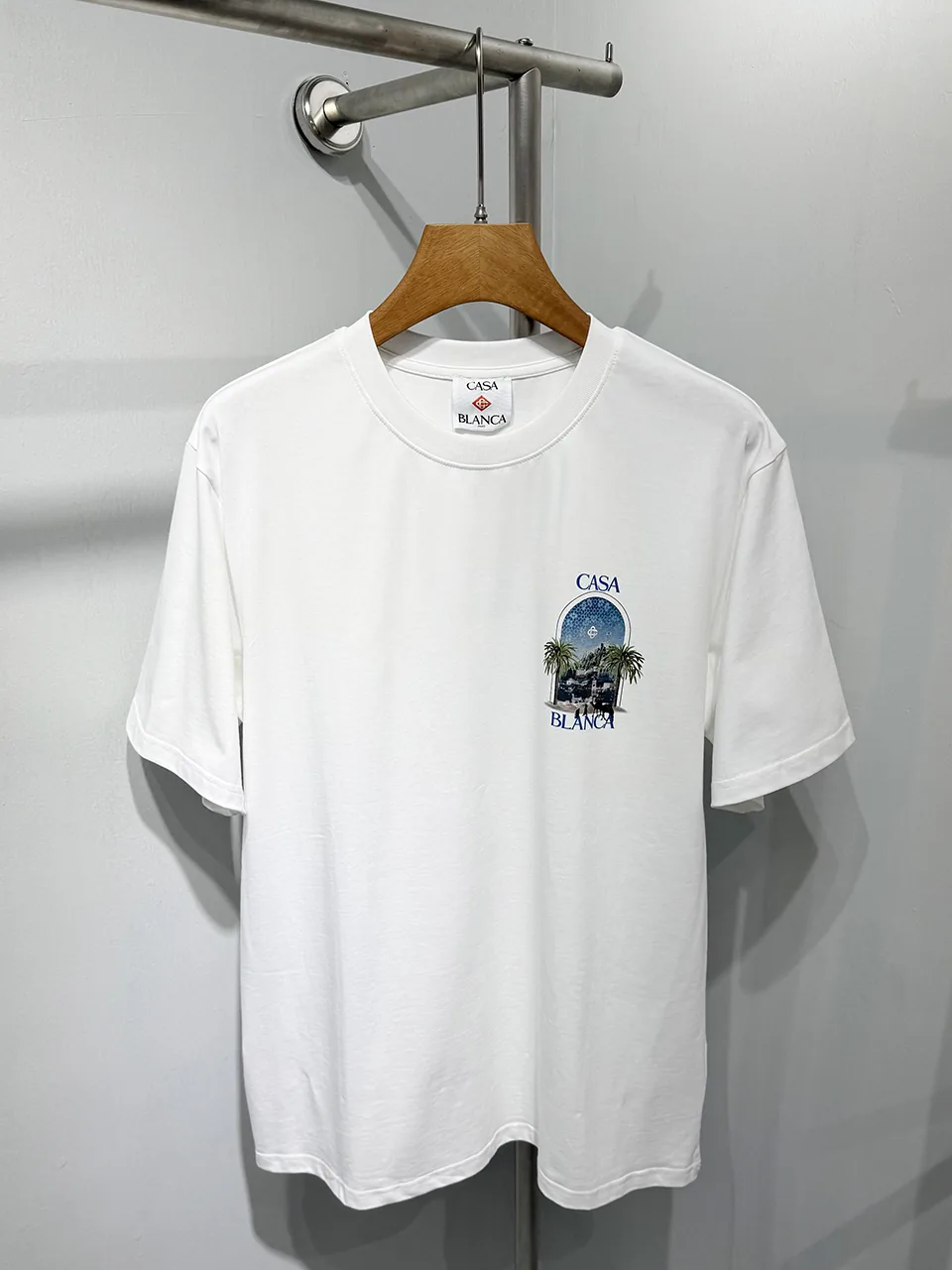 Casablanca Cotton-Feel Printed T-Shirt - Image 2