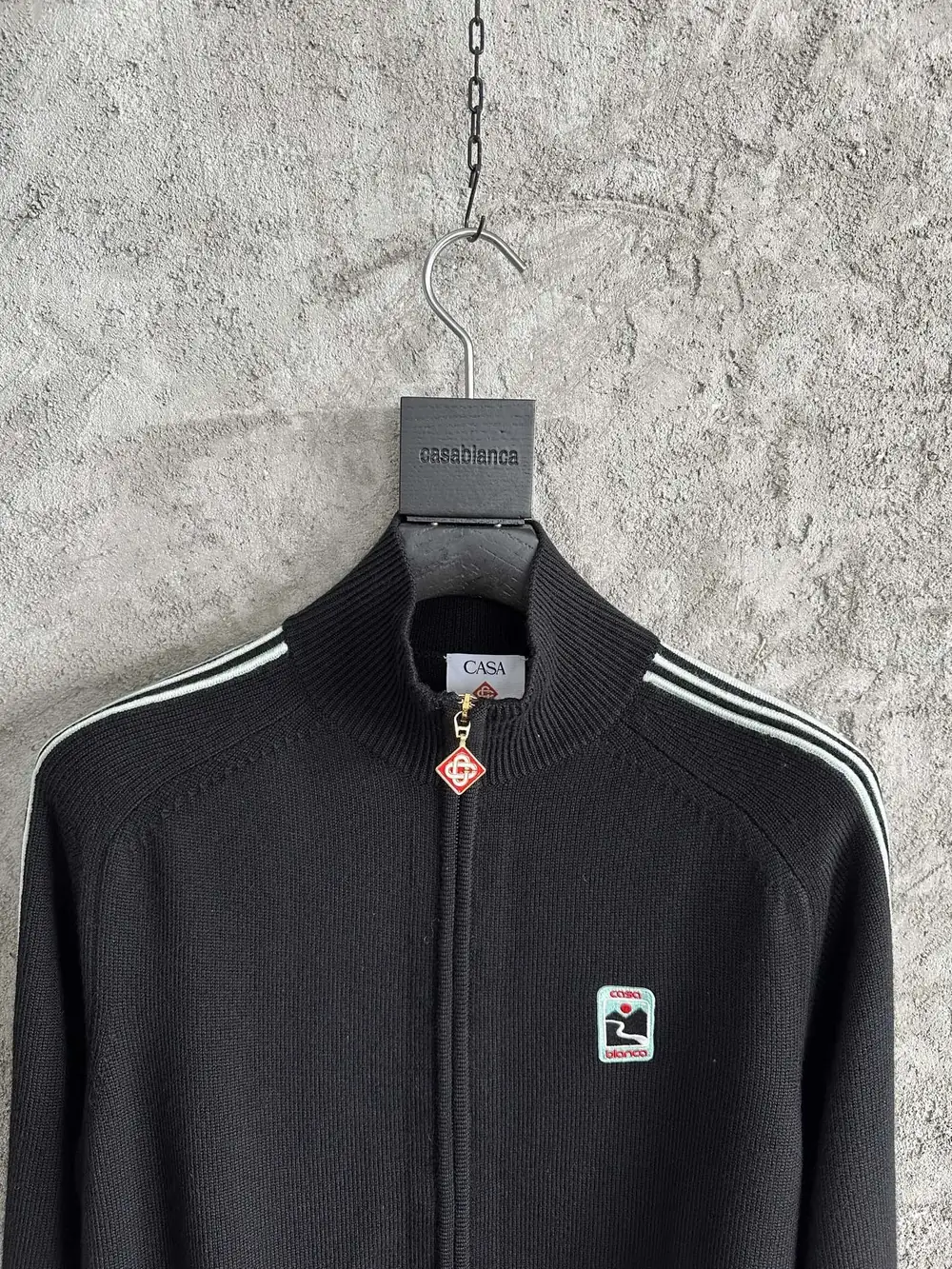 Casablanca Wool Embroidered Knit Shirt - Image 2