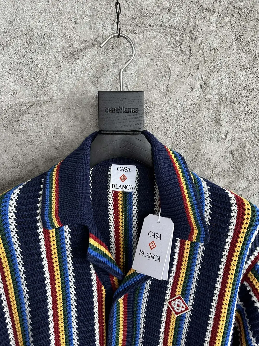 Casablanca Cotton-Feel Knit Shirt - Image 2