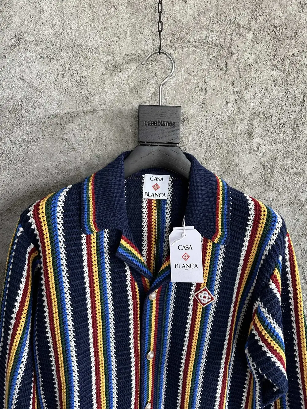 Casablanca Cotton-Feel Knit Shirt - Image 2