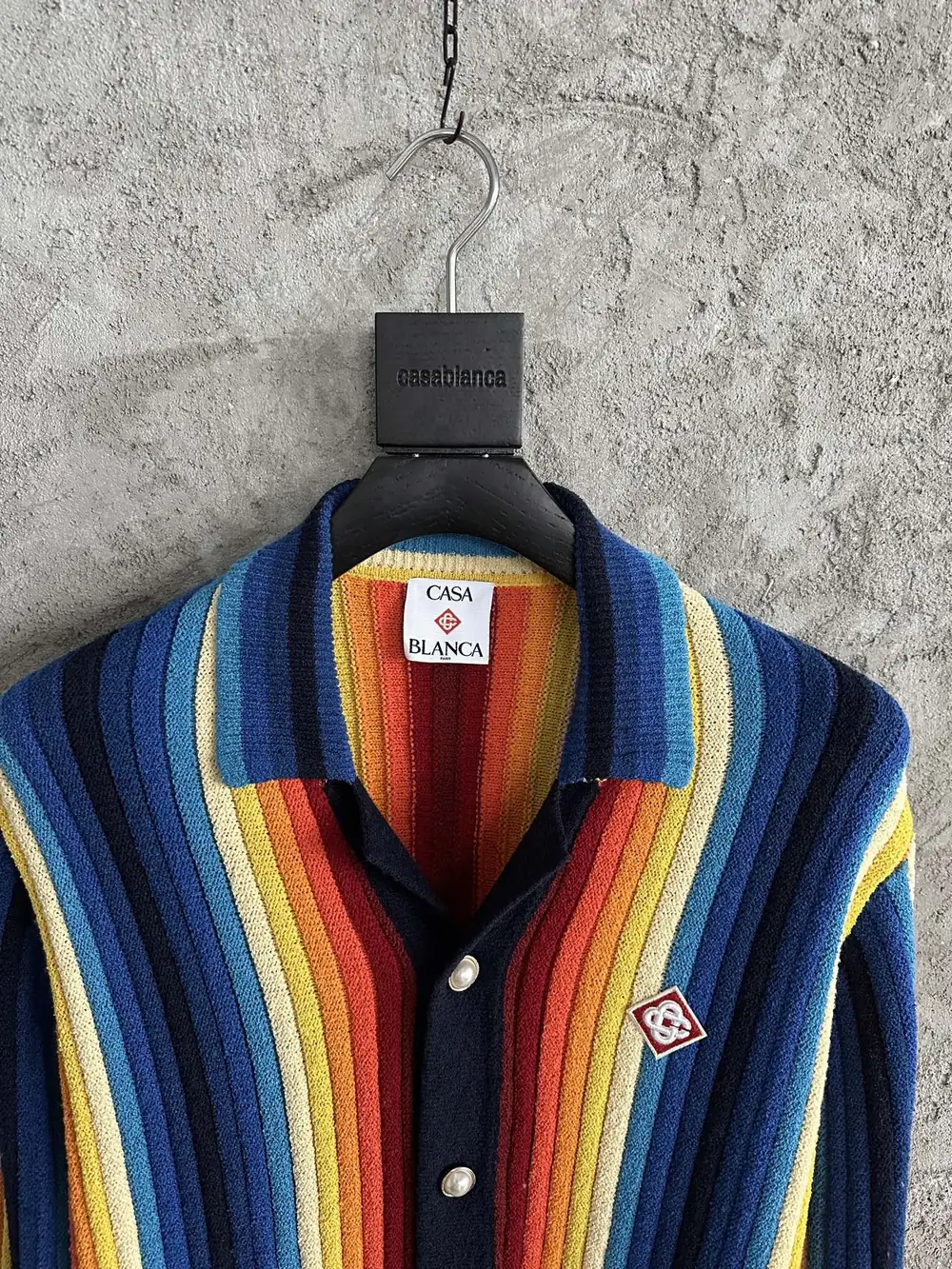 Casablanca Cotton-Feel Knit Shirt - Image 2