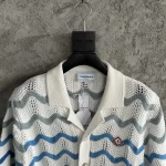 Cotton-Feel Textured Knit Shirt