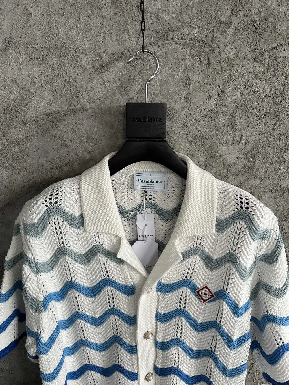 Casablanca Cotton-Feel Knit Shirt - Image 2