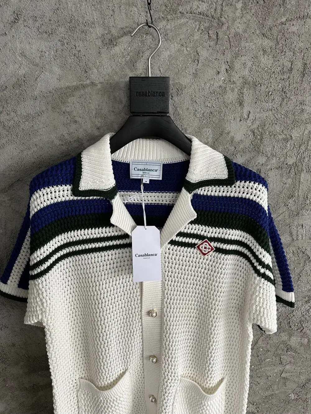 Casablanca Cotton-Feel Knit Shirt - Image 2