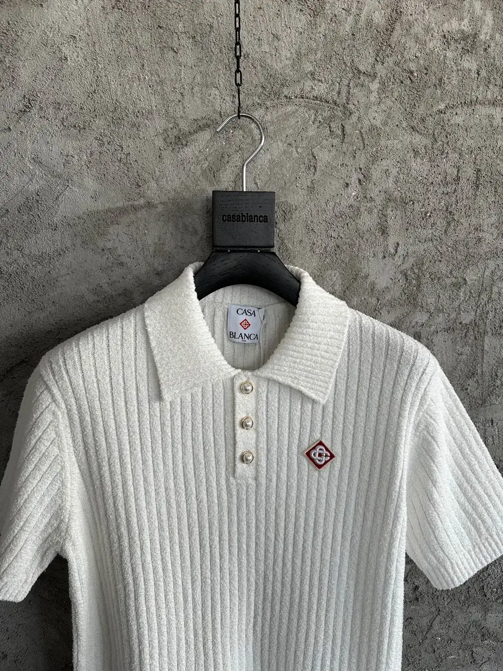 Casablanca Cotton-Feel Knit Shirt - Image 2