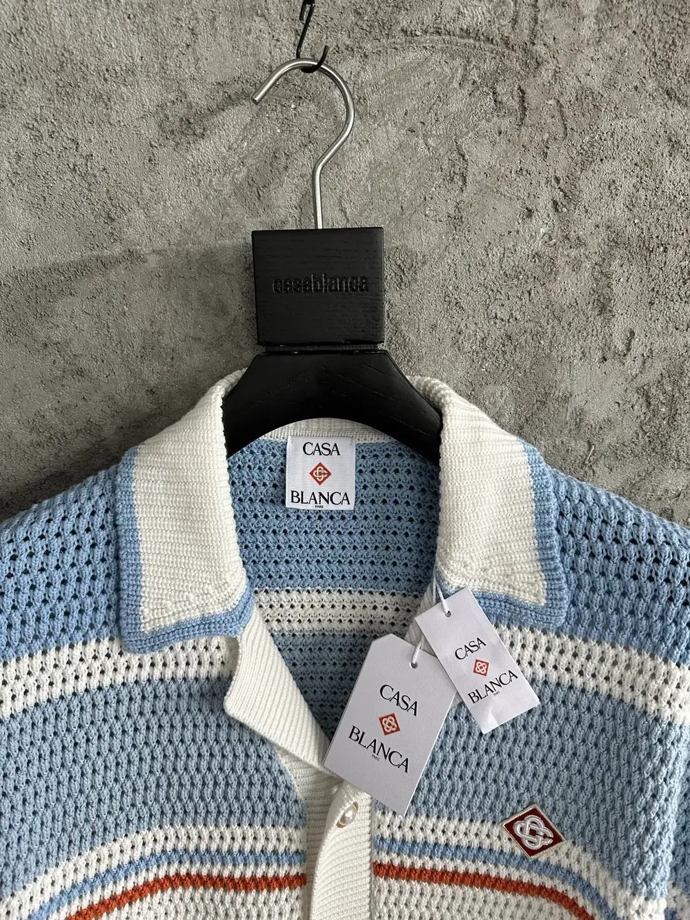 Casablanca Cotton-Feel Knit Shirt - Image 2