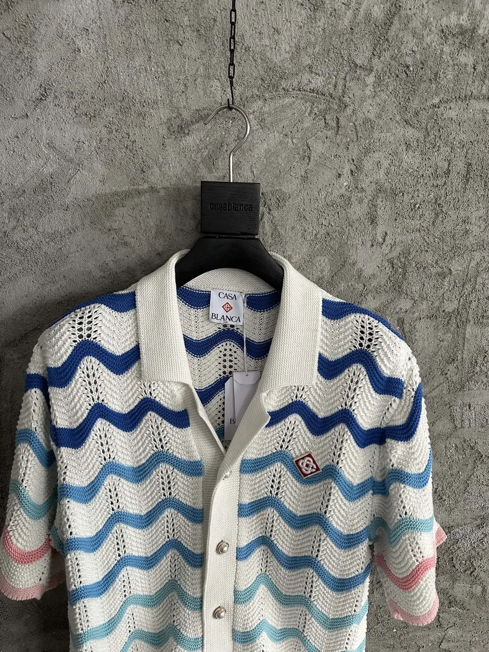 Casablanca Cotton-Feel Knit Shirt - Image 2