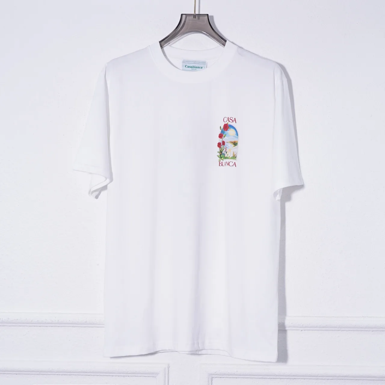 Casablanca Cotton Printed Round Neck T-Shirt #C6726W