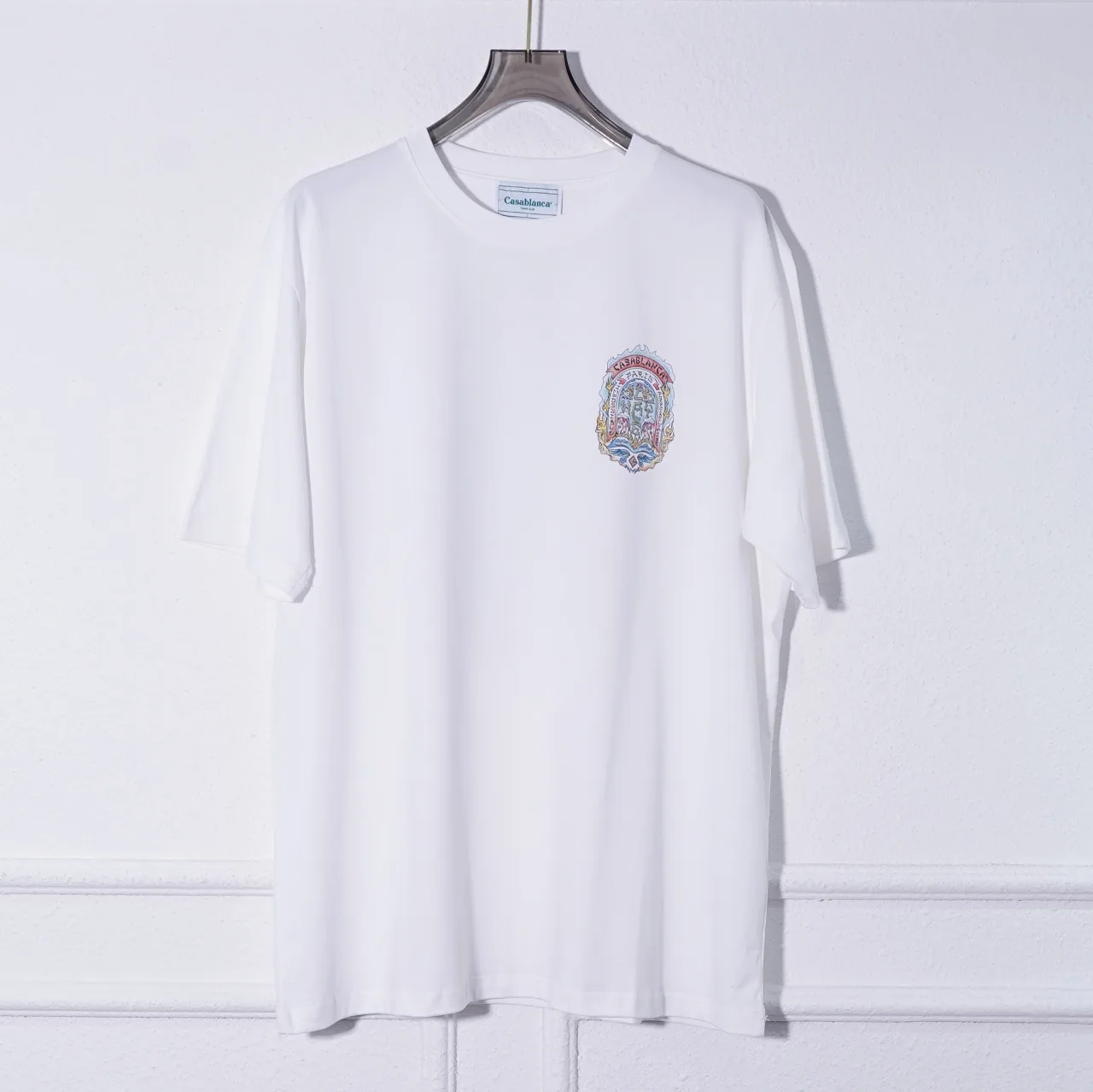 Casablanca Cotton-Feel Printed T-Shirt - Image 2