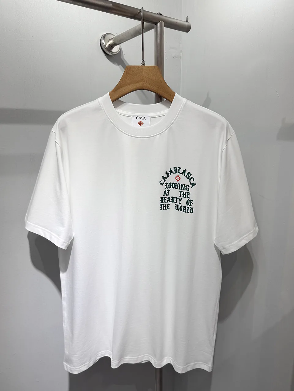 Casablanca Cotton-Feel Printed T-Shirt - Image 2