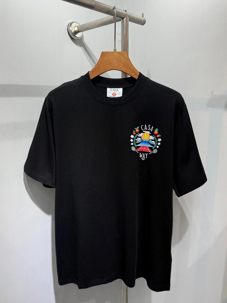 Casablanca Cotton-Feel Printed T-Shirt - Image 2