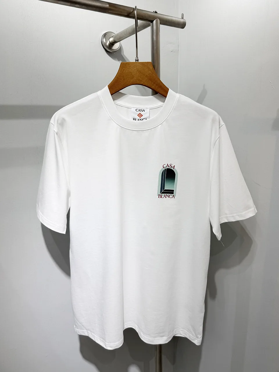Casablanca Cotton-Feel Printed T-Shirt - Image 2