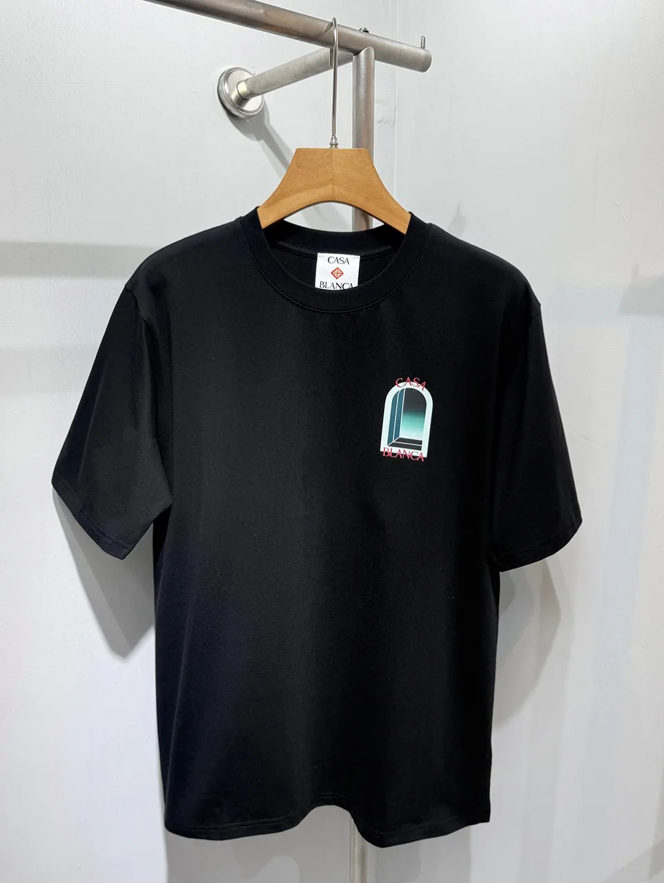 Casablanca Cotton-Feel Printed T-Shirt - Image 2
