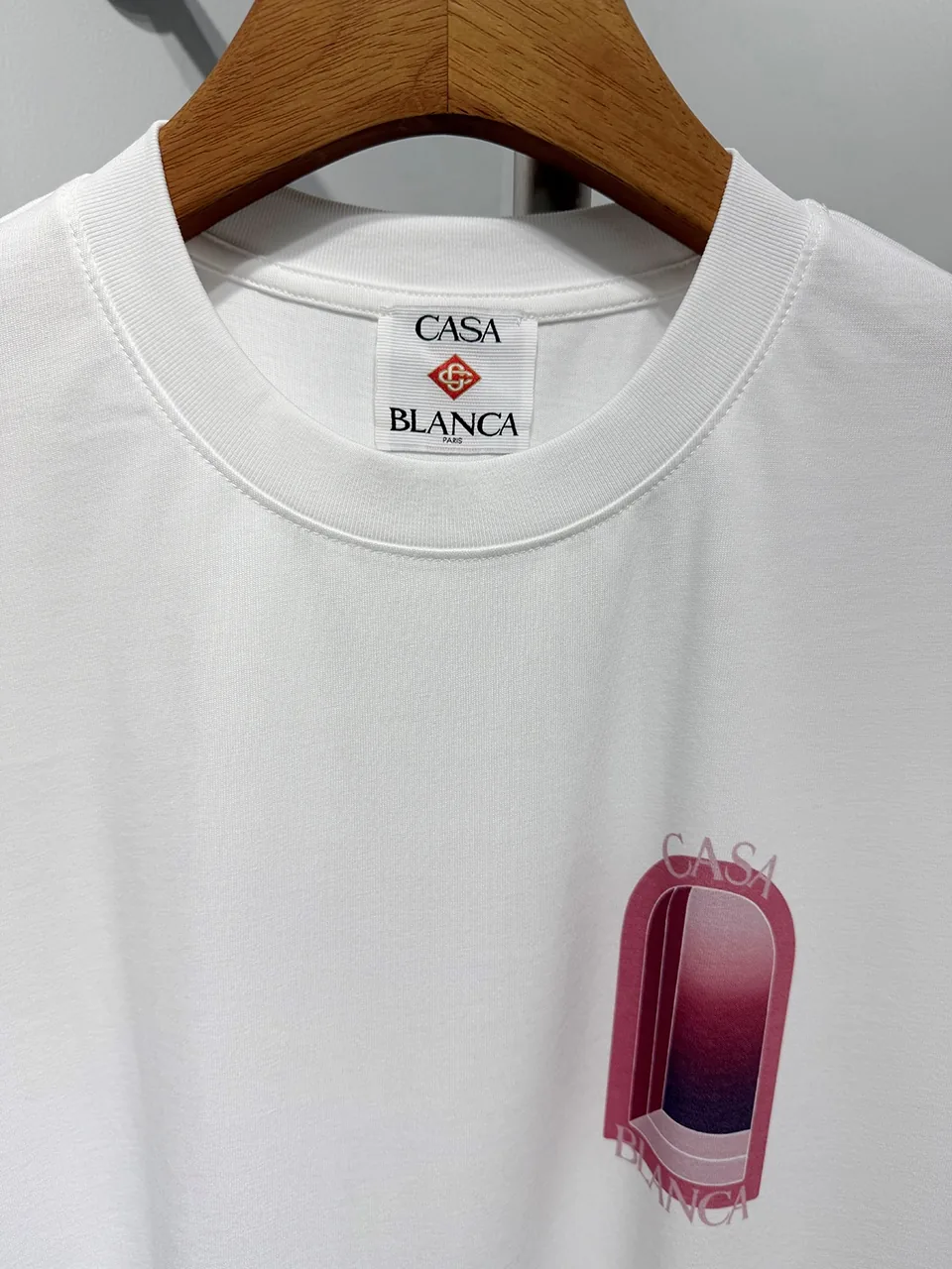 Casablanca Cotton-Feel Printed T-Shirt - Image 3