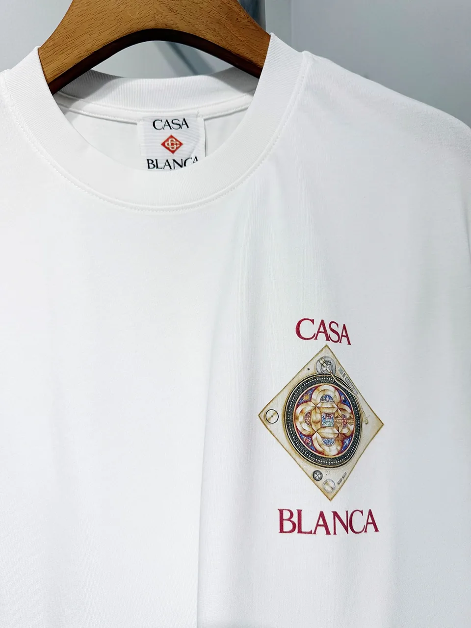 Casablanca Cotton-Feel Printed T-Shirt - Image 3