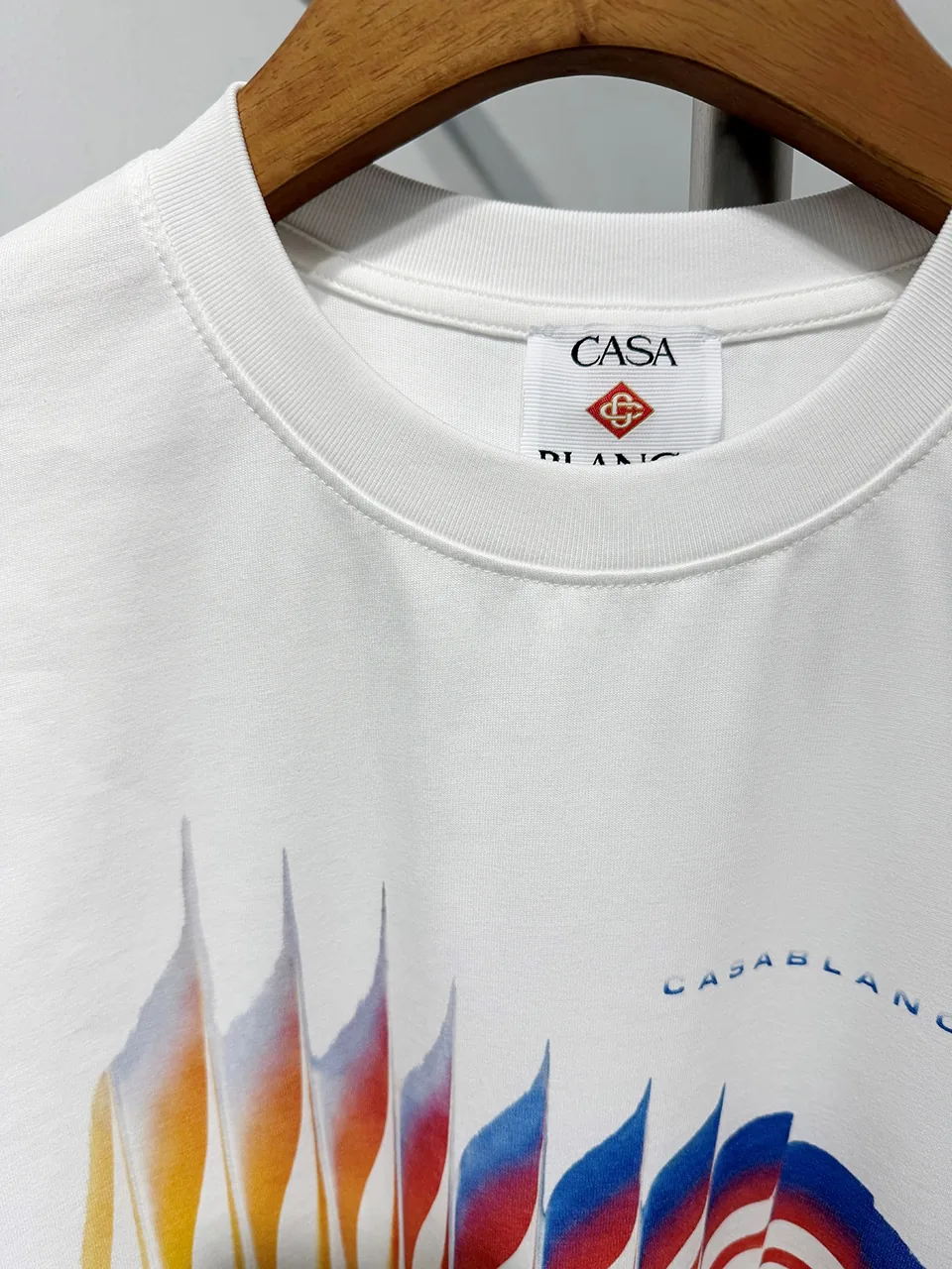 Casablanca Cotton-Feel Printed T-Shirt - Image 3