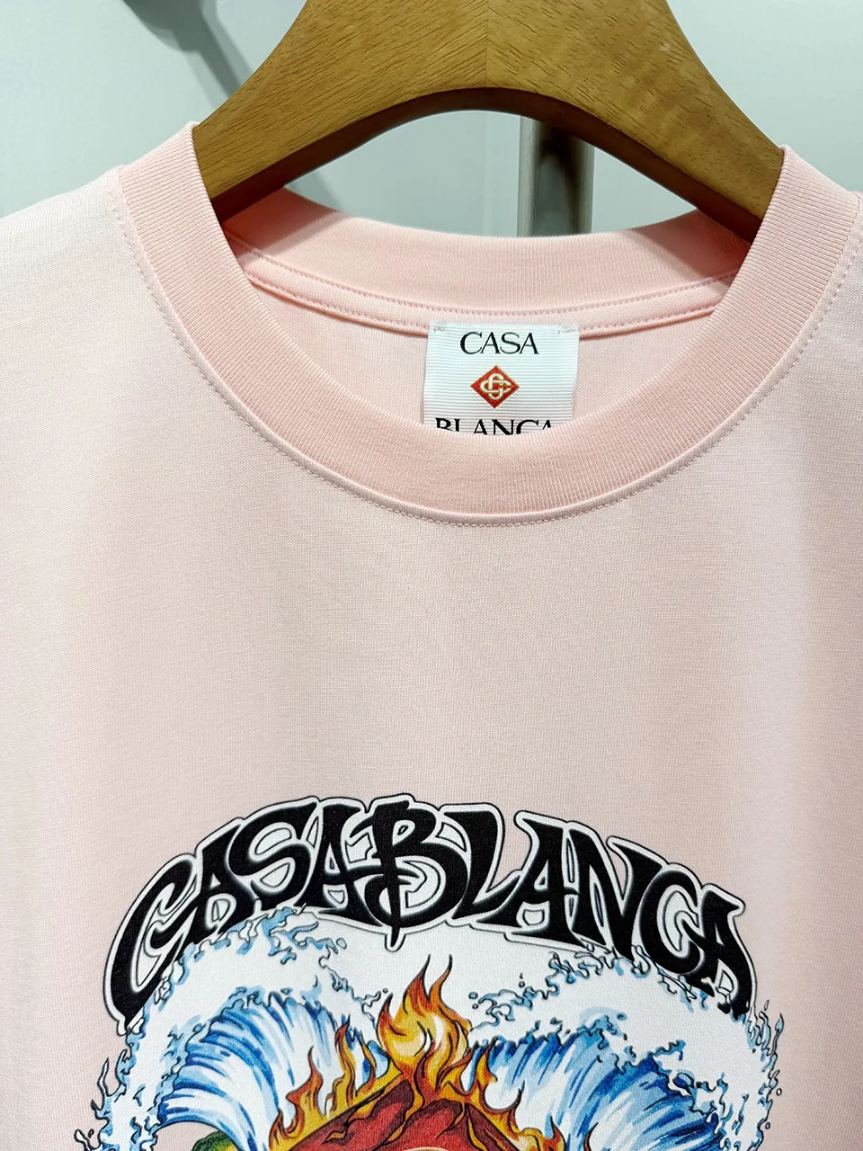 Casablanca Cotton-Feel Printed T-Shirt - Image 3