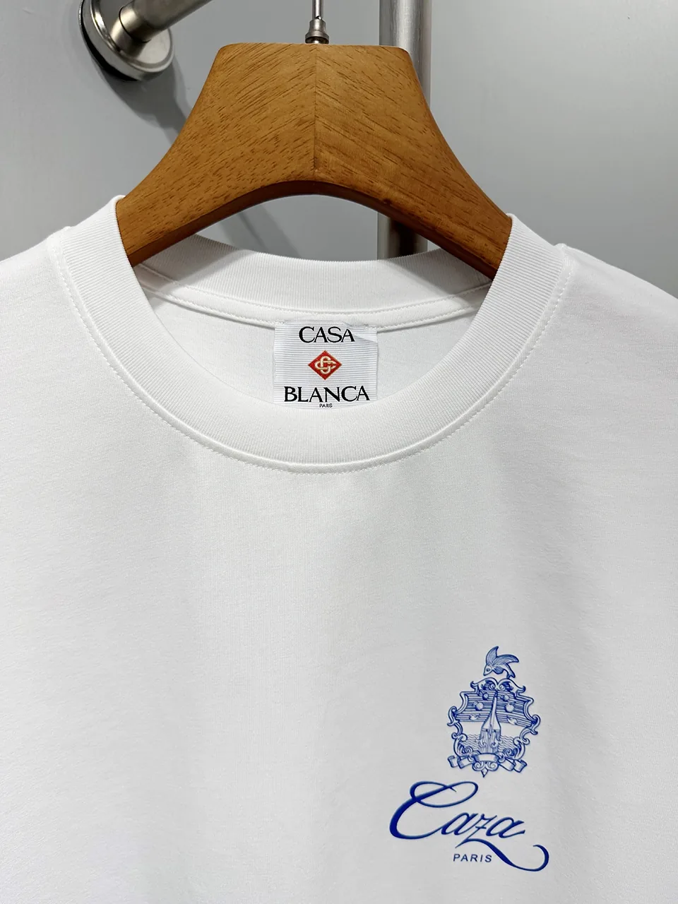 Casablanca Cotton-Feel Printed T-Shirt - Image 3