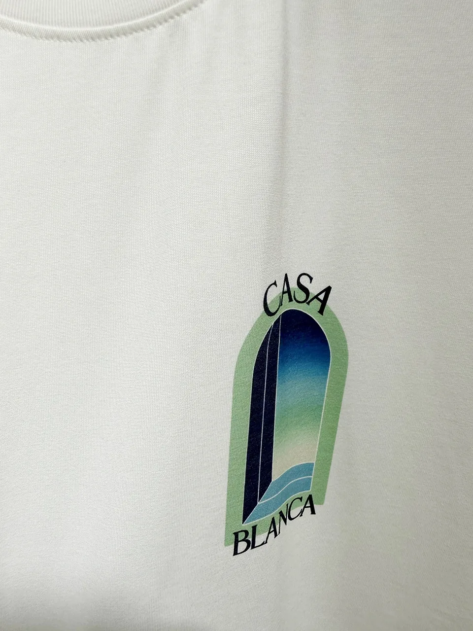 Casablanca Cotton-Feel Printed T-Shirt - Image 3