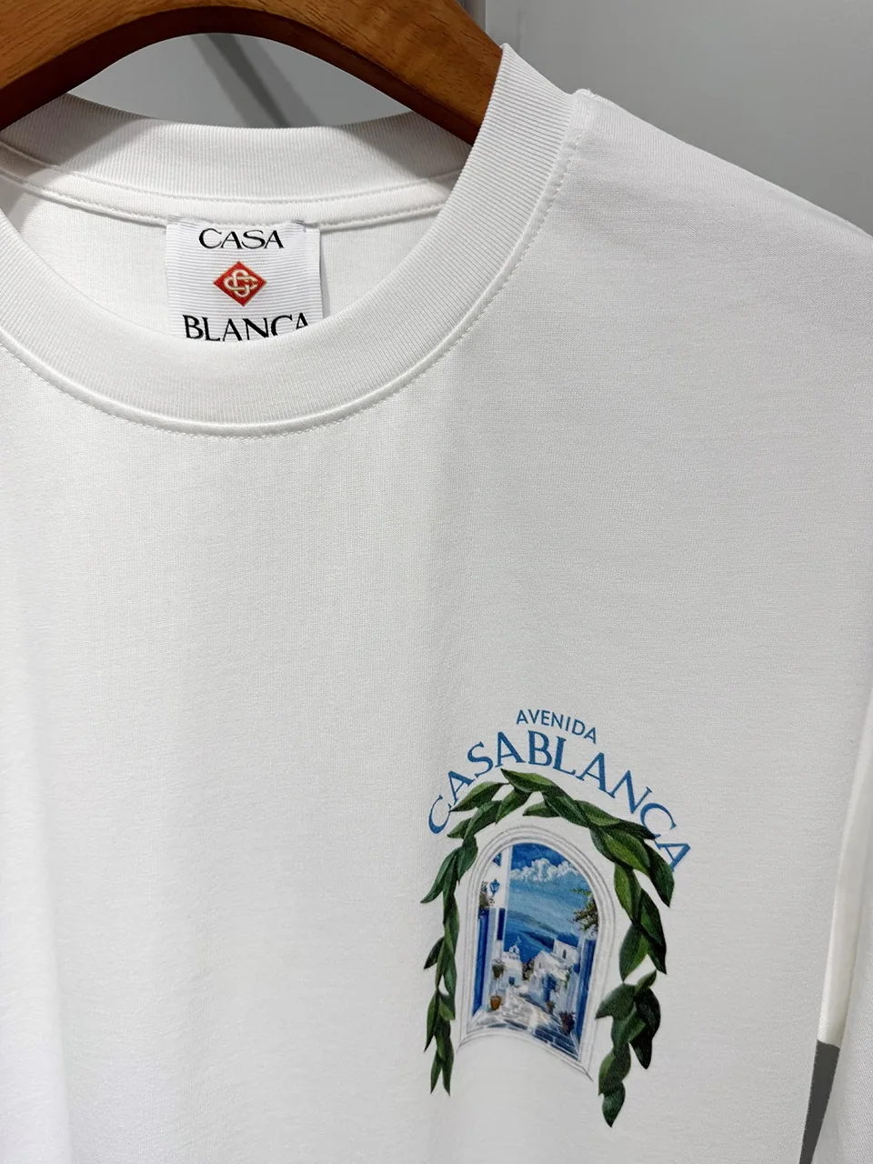 Casablanca Cotton-Feel Printed T-Shirt - Image 3