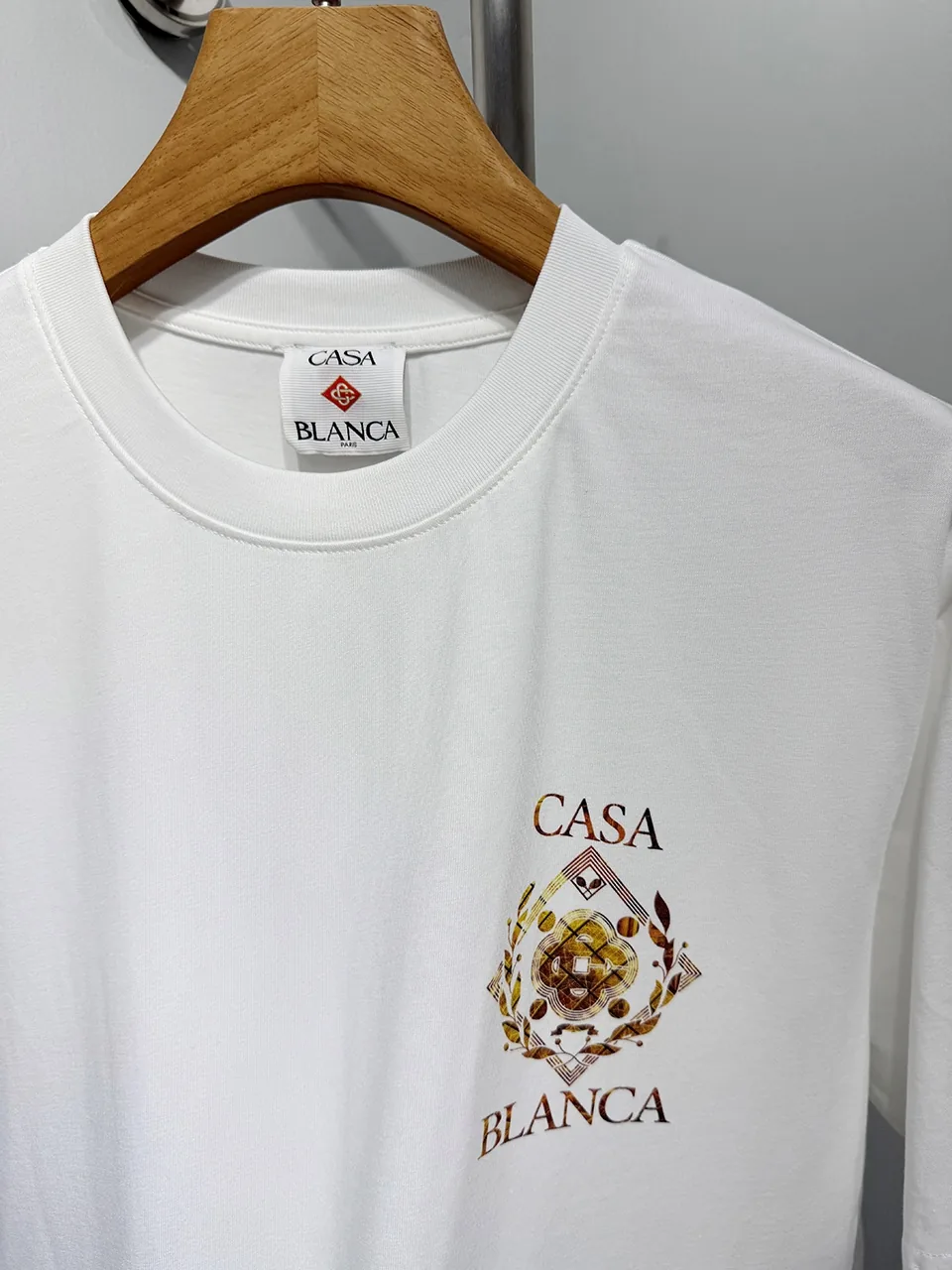 Casablanca Cotton-Feel Printed T-Shirt - Image 3
