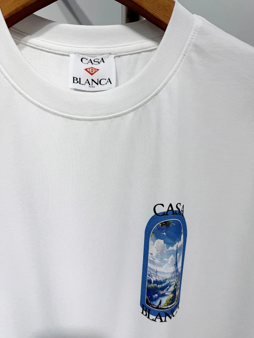 Casablanca Cotton-Feel Printed T-Shirt - Image 3