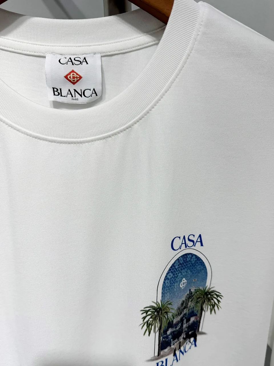 Casablanca Cotton-Feel Printed T-Shirt - Image 3