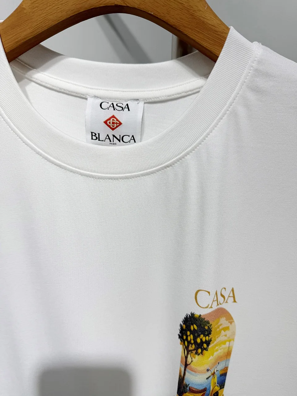 Casablanca Cotton-Feel Printed T-Shirt - Image 3