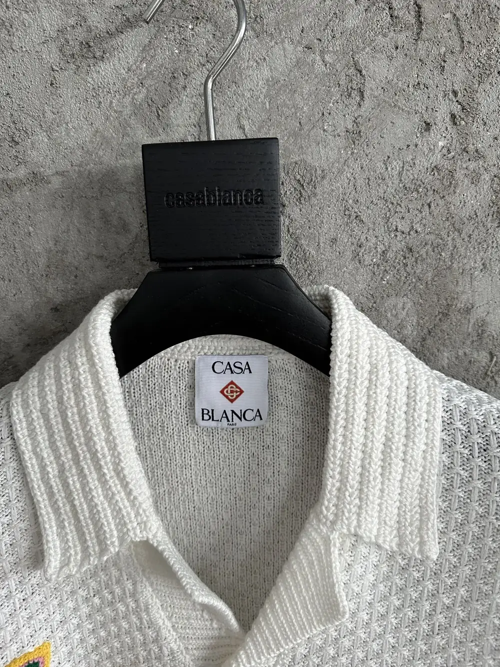 Casablanca Cotton-Feel Printed Knit Shirt - Image 3