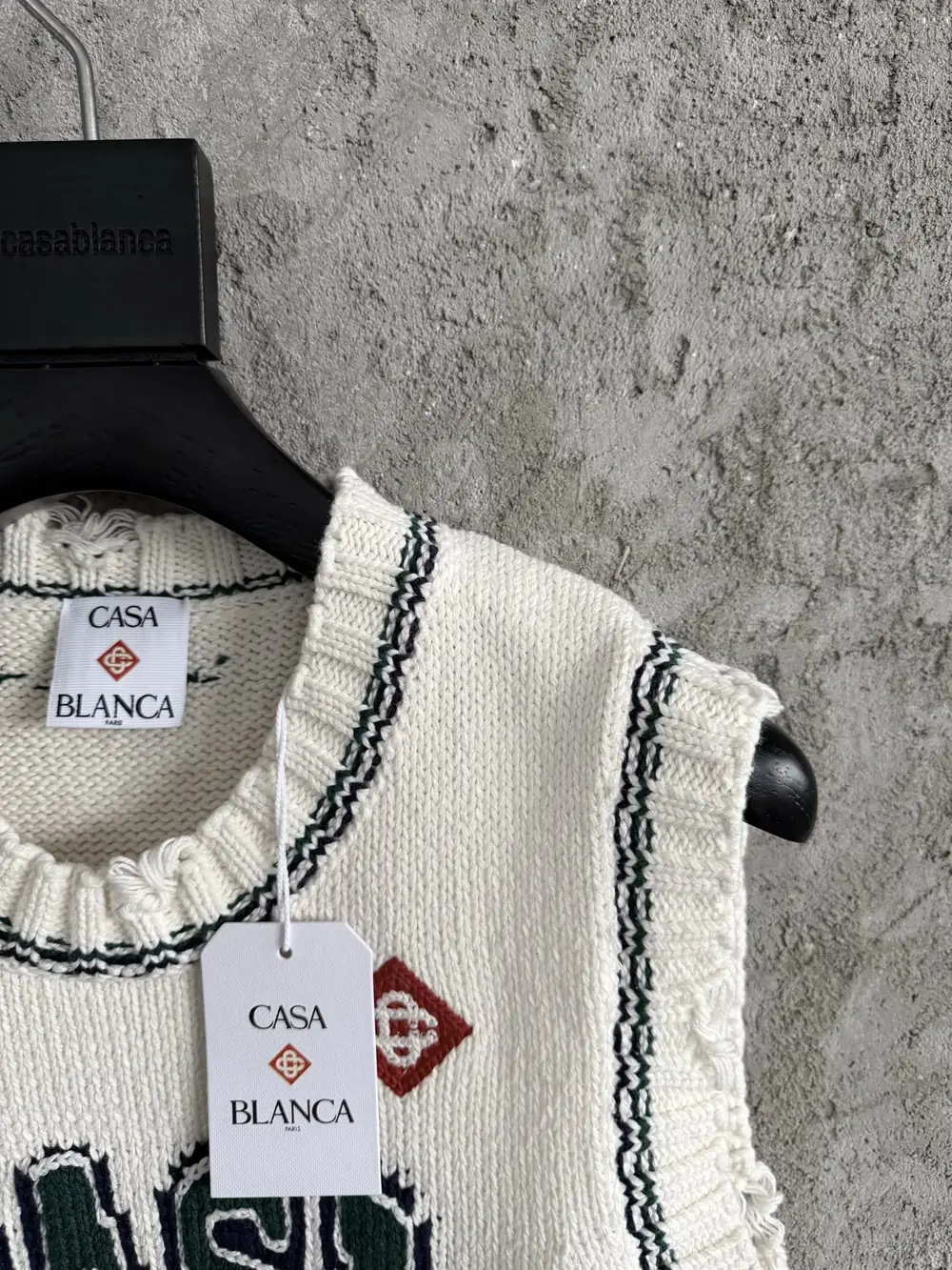 Casablanca Cotton-Feel Printed Knit Shirt - Image 3