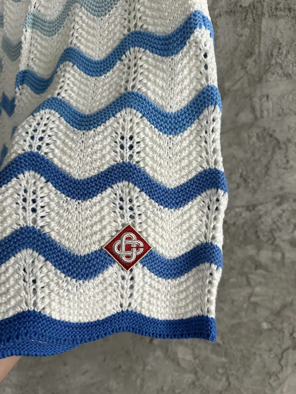 Casablanca Cotton-Feel Knit Shirt - Image 3