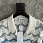 Cotton-Feel Textured Knit Shirt