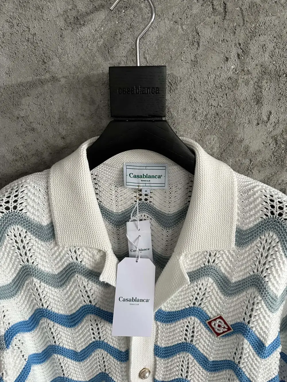 Casablanca Cotton-Feel Knit Shirt - Image 3