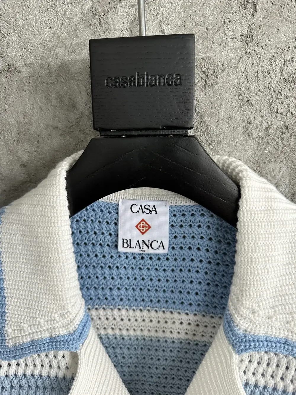 Casablanca Cotton-Feel Knit Shirt - Image 3