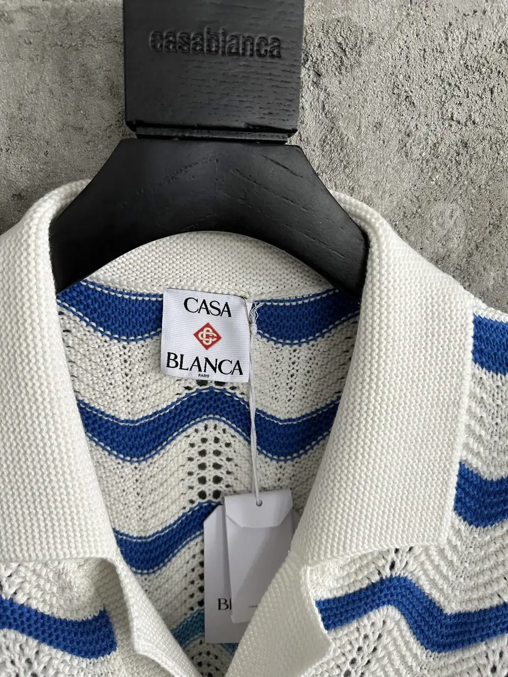 Casablanca Cotton-Feel Knit Shirt - Image 3