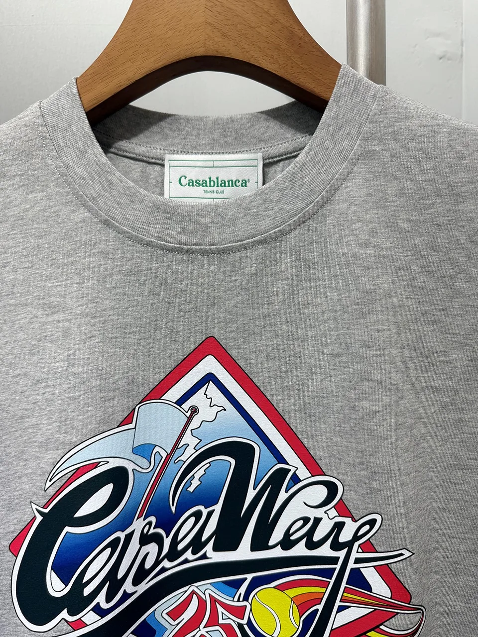 Casablanca Cotton-Feel Printed T-Shirt - Image 3