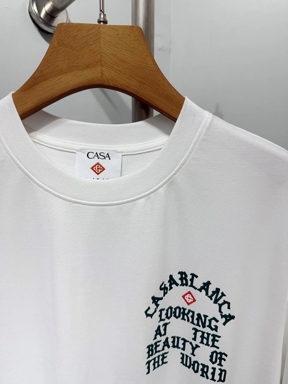 Casablanca Cotton-Feel Printed T-Shirt - Image 3