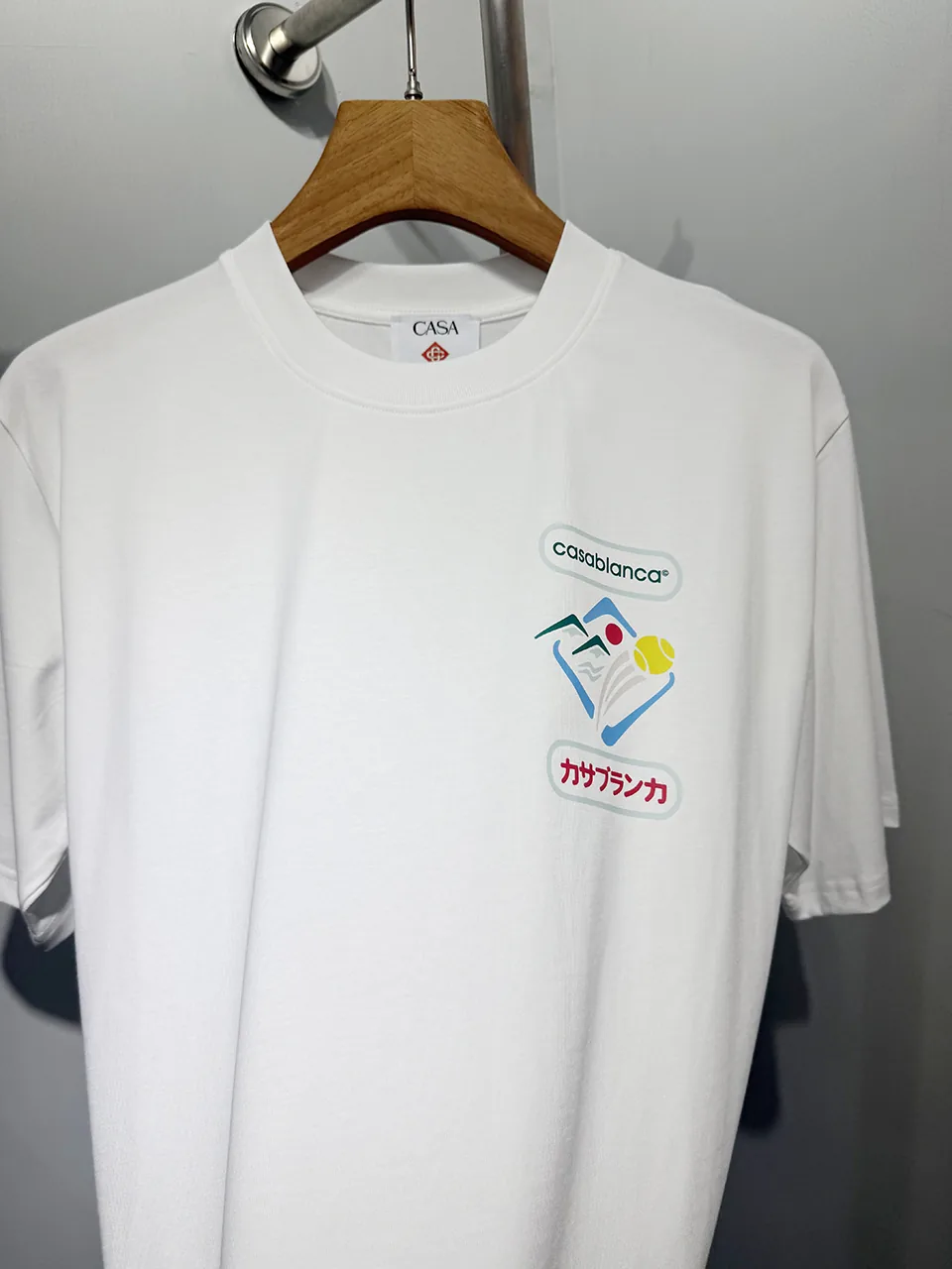 Casablanca Cotton-Feel Printed T-Shirt - Image 3