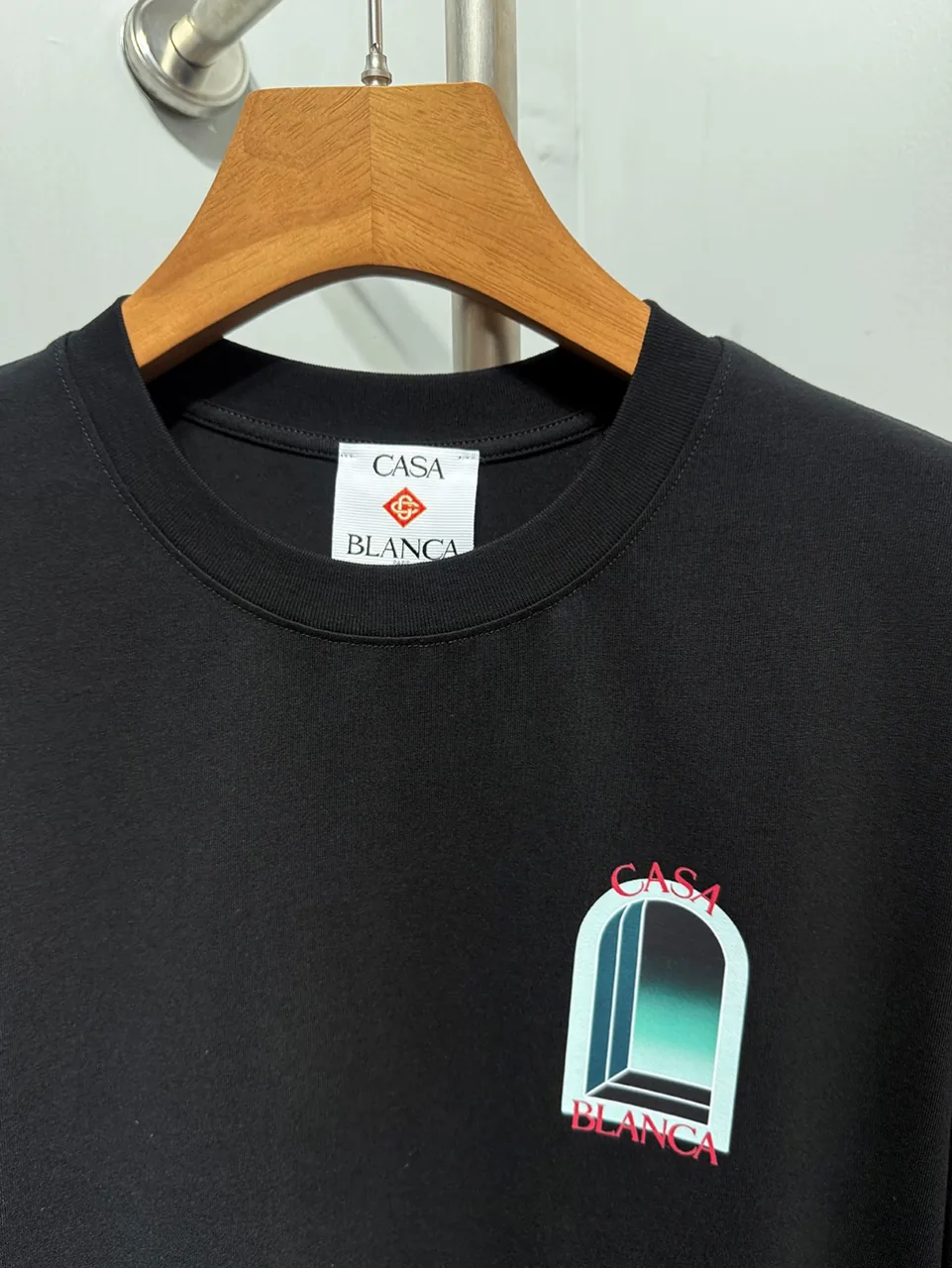 Casablanca Cotton-Feel Printed T-Shirt - Image 3