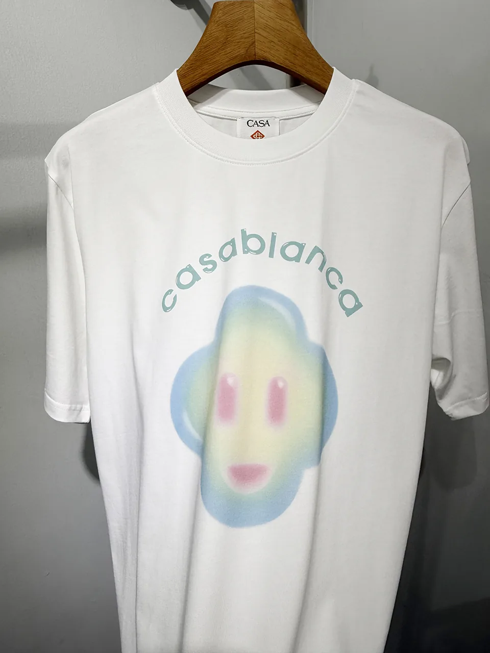 Casablanca Cotton-Feel Printed T-Shirt - Image 4