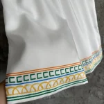 Silk-Feel Printed Shorts