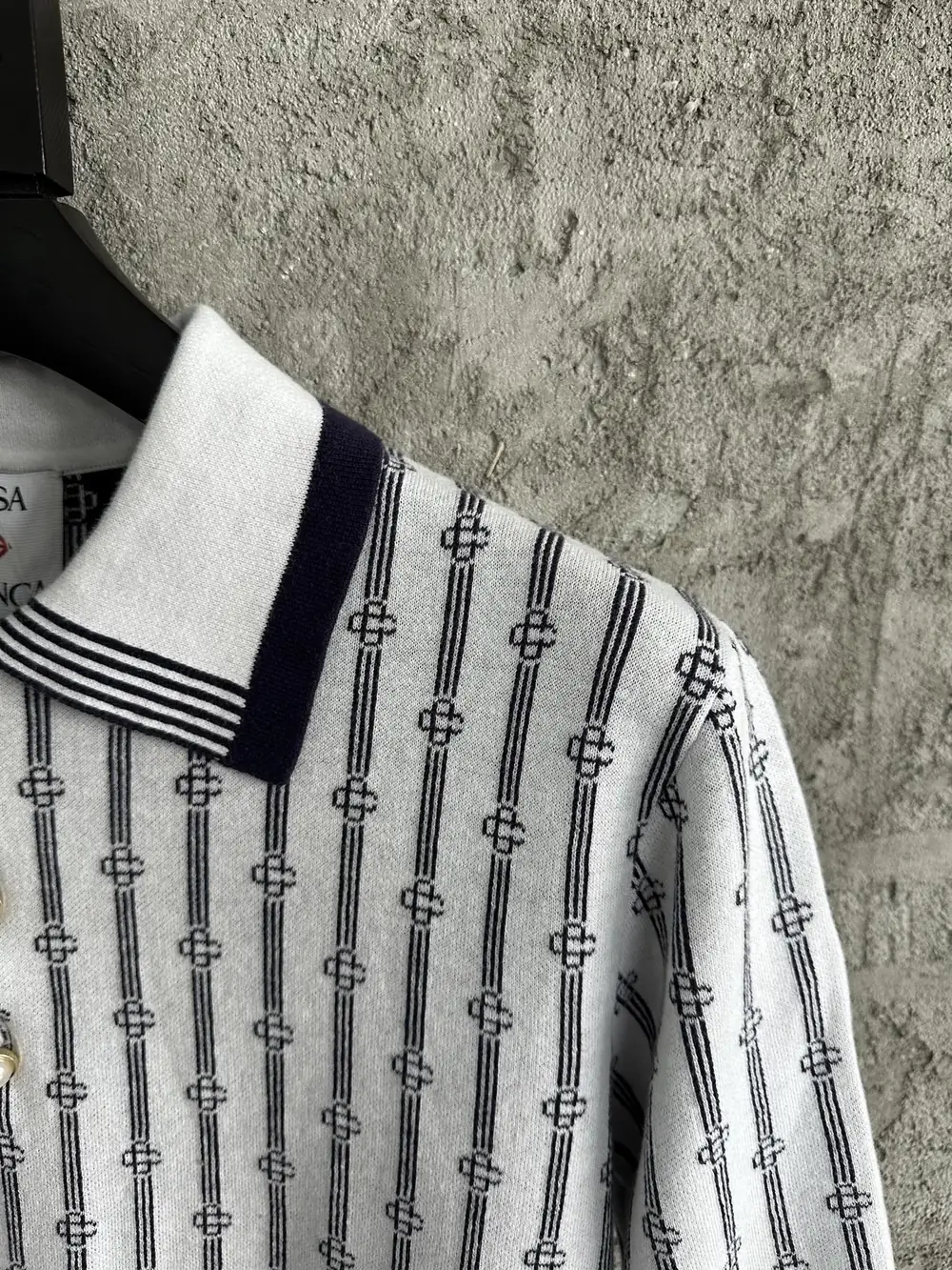 Casablanca Cotton-Feel Knit Shirt - Image 4