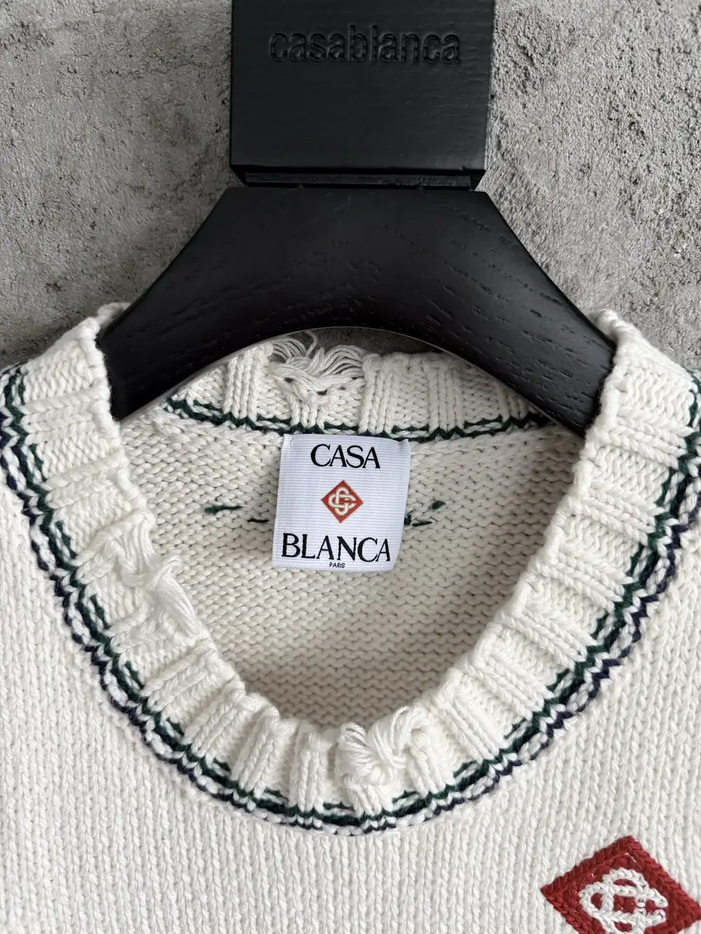 Casablanca Cotton-Feel Printed Knit Shirt - Image 4