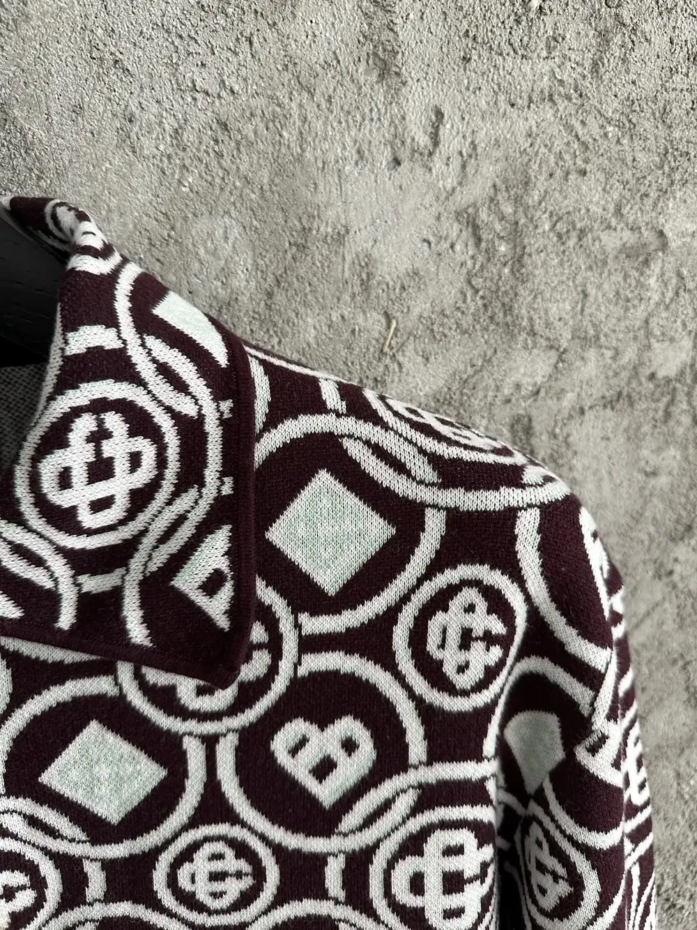 Casablanca Cotton-Feel Printed Knit Shirt - Image 4